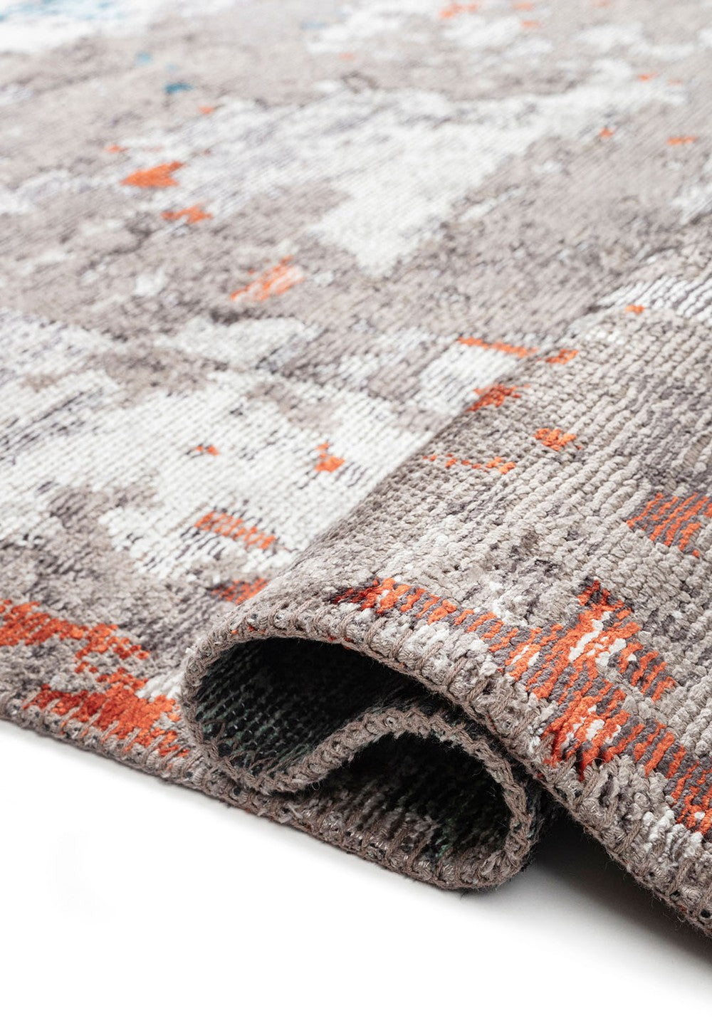 SERENITY BONE - CHARCOAL - DARK GREY - RUST - PETROL - RIVER GREEN RUG