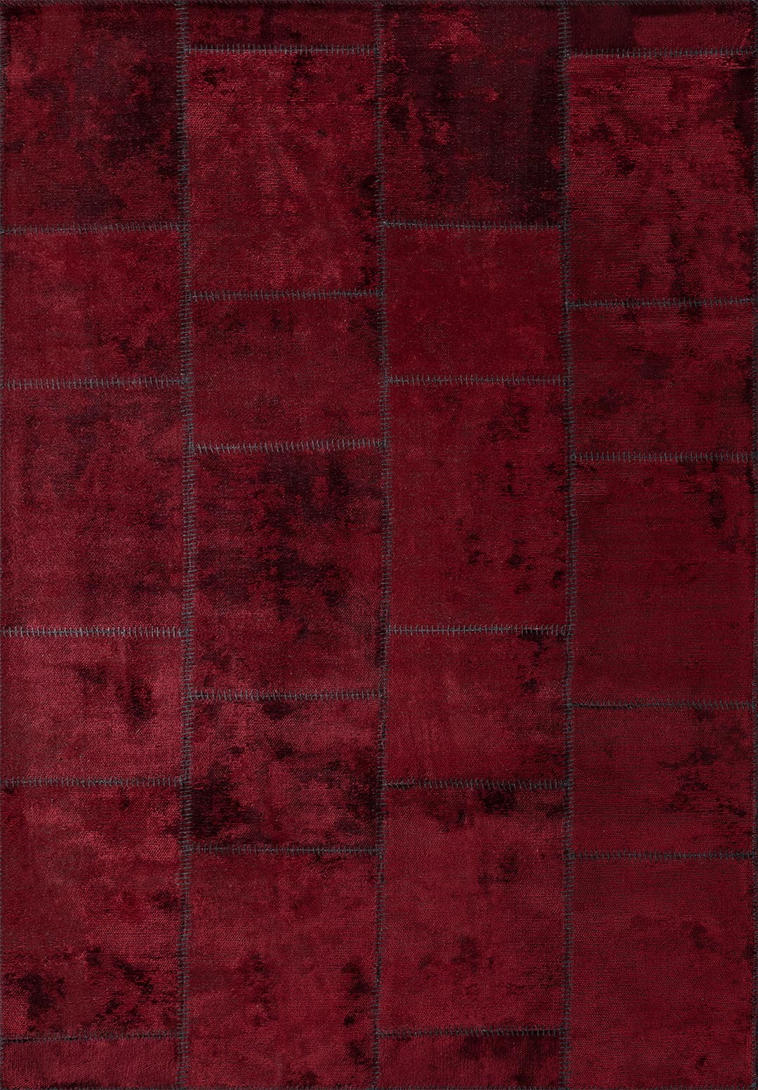 PATCH RED RUG