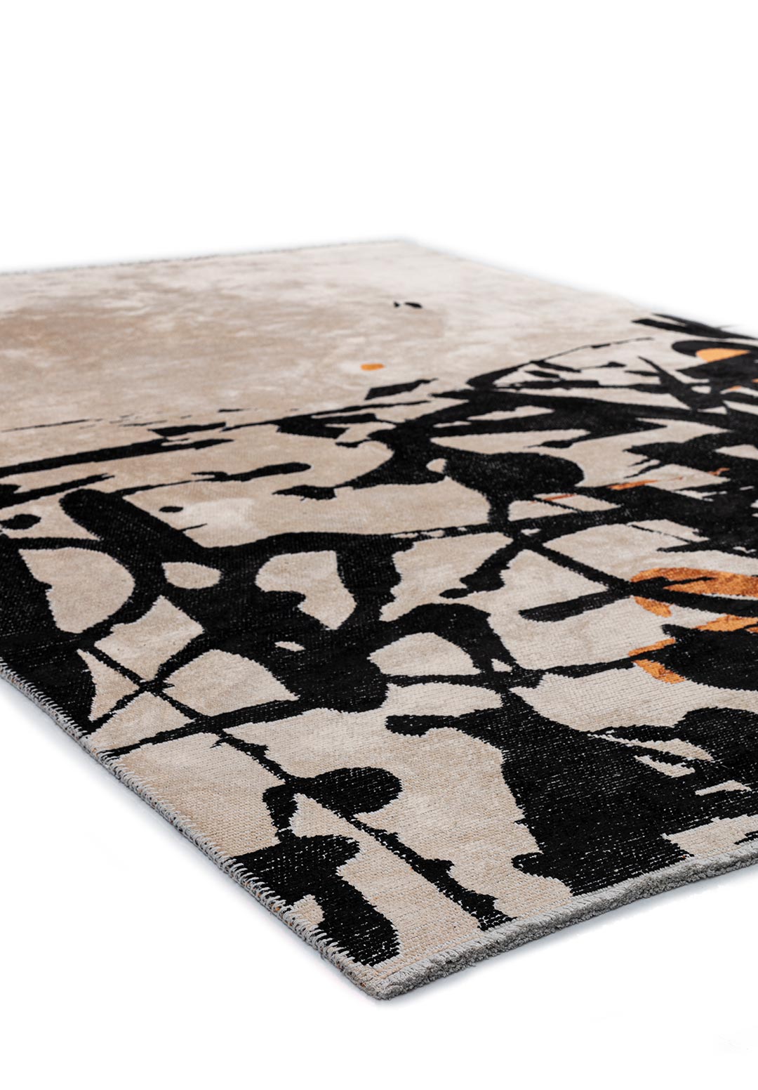 ASTORIA BLACK - TERRA - ECRU RUG