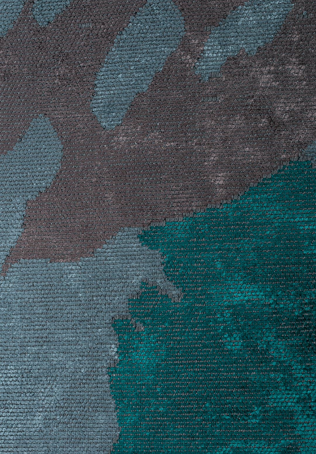 SOHO CHARCOAL- DARK TURQUOISE - PETROL RUG