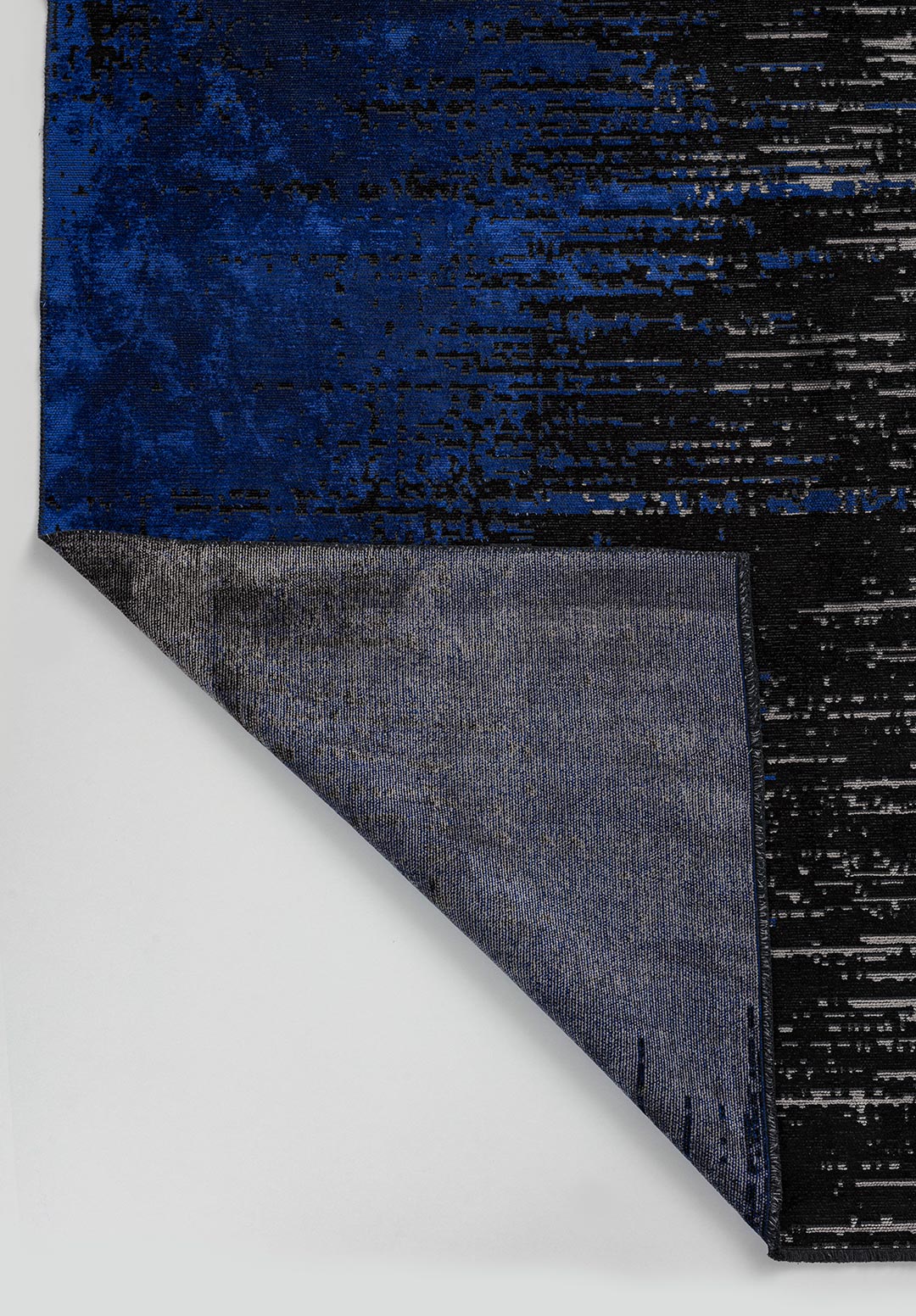 MURCIA BLACK - SAX BLUE - LIGHT GREY RUG