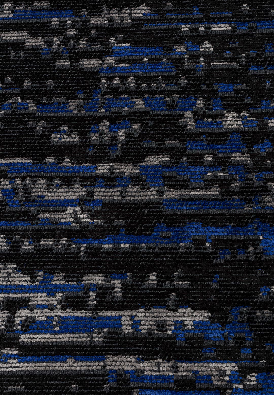 MURCIA BLACK - SAX BLUE - LIGHT GREY RUG