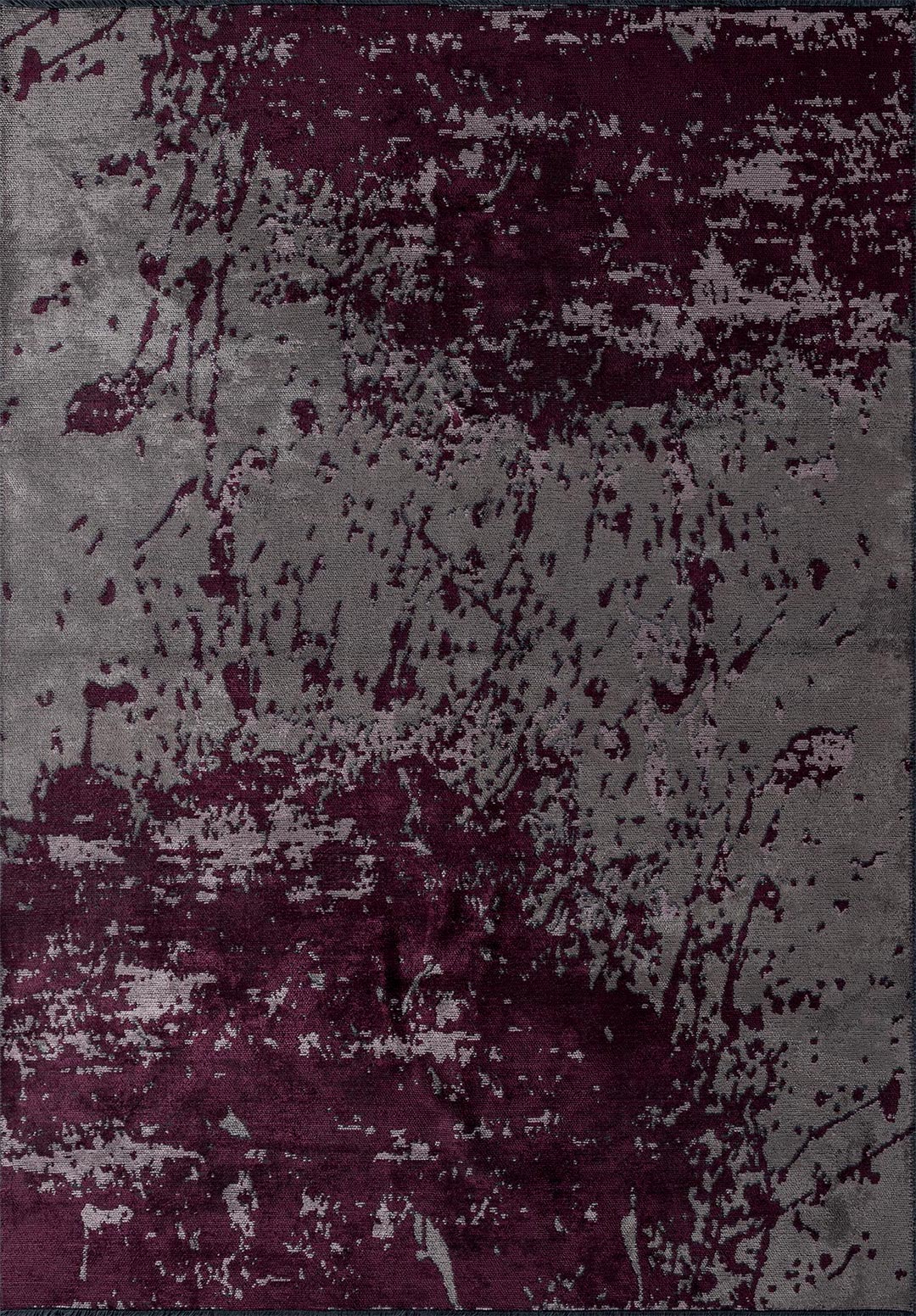 MALLORCA DARK DAMSON - DAMSON - DARK GREY RUG