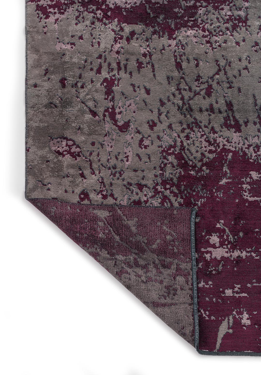 MALLORCA DARK DAMSON - DAMSON - DARK GREY RUG