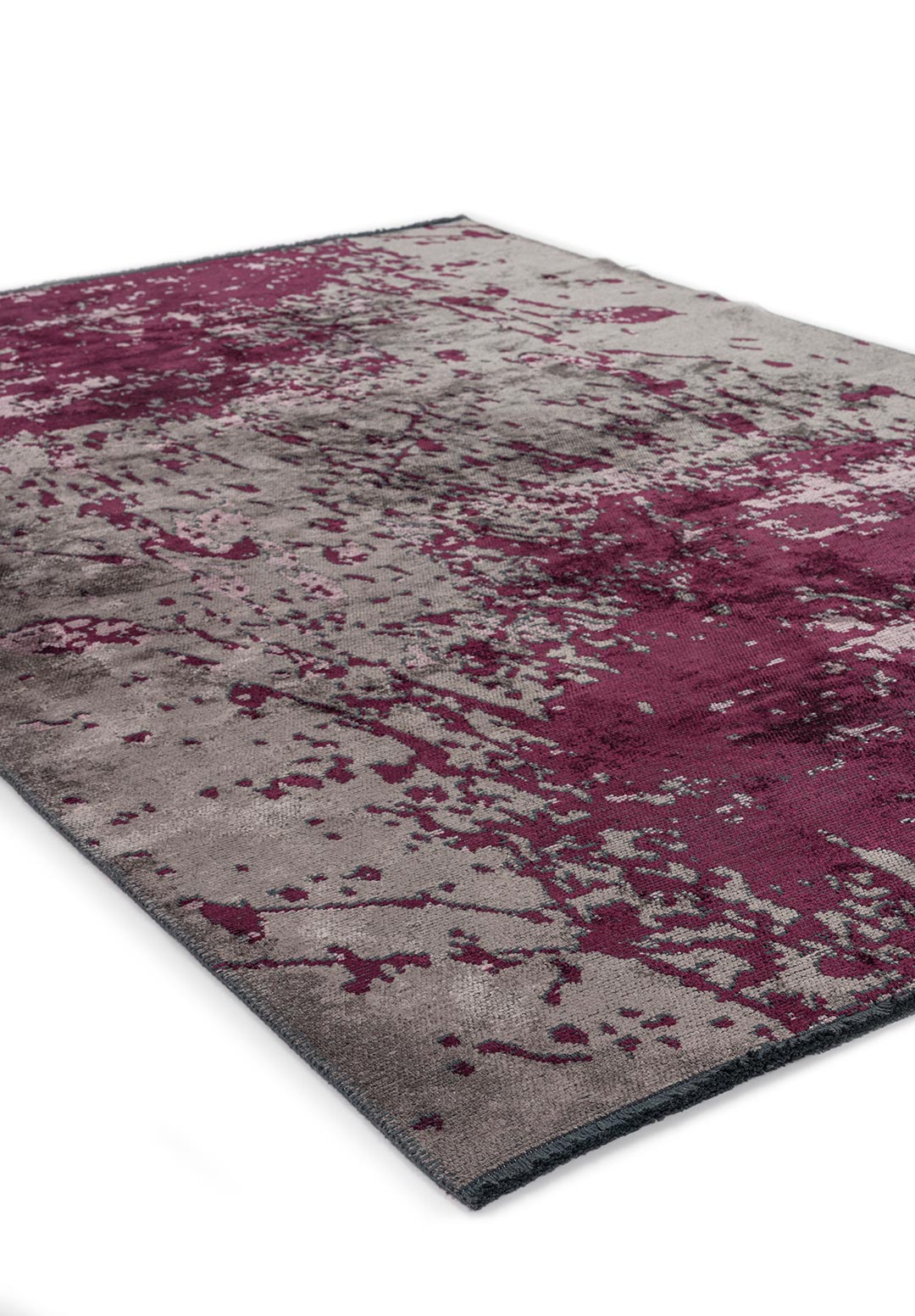 MALLORCA DARK DAMSON - DAMSON - DARK GREY RUG