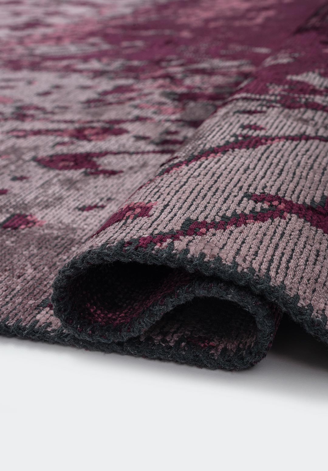 MALLORCA DARK DAMSON - ROSE - DAMSON RUG