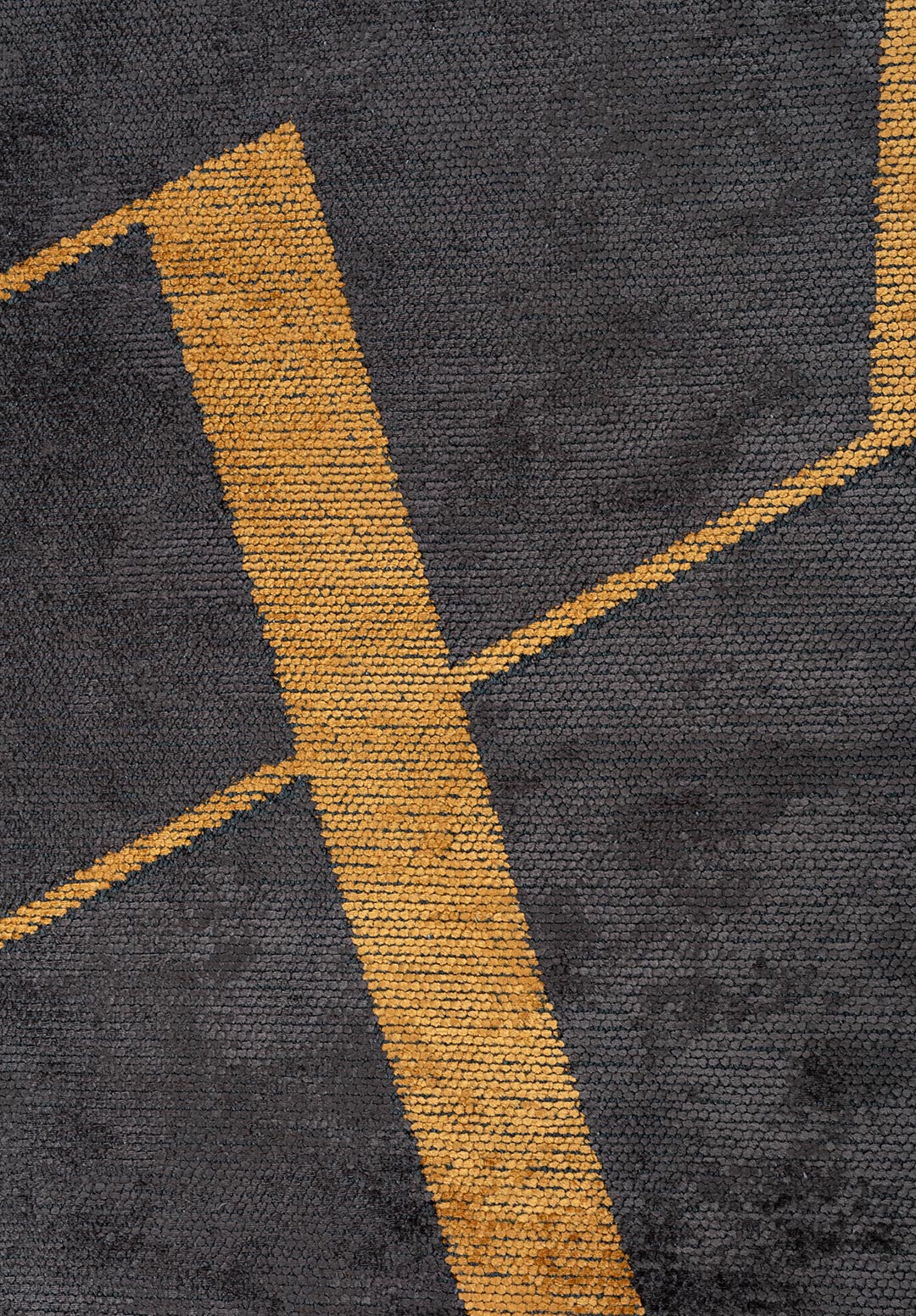 PIPE CHARCOAL - MUSTARD RUG