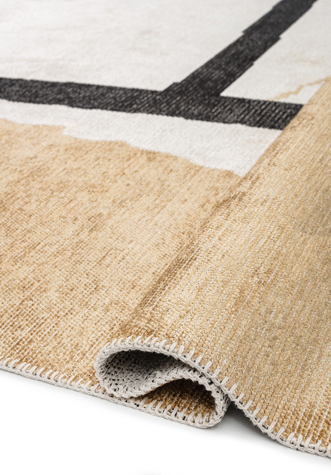 SALAMANCA BLACK - DARK BEIGE - ECRU RUG