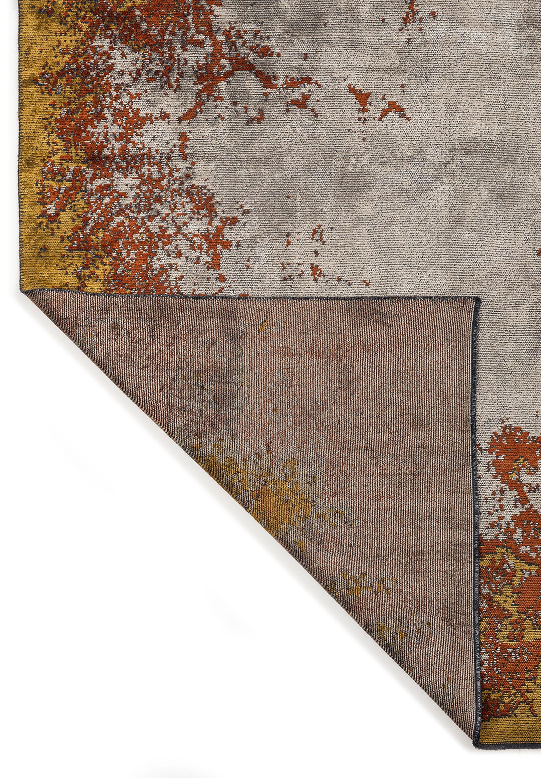 OSLO MUSTARD - RUST - CREAM RUG