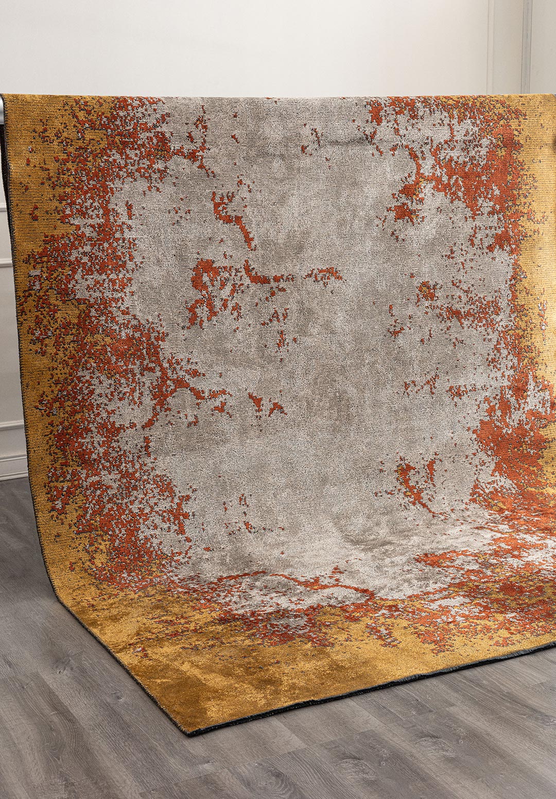 OSLO MUSTARD - RUST - CREAM RUG