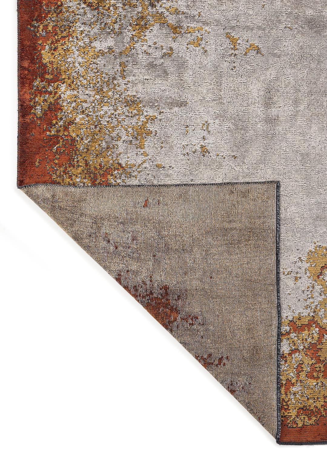 OSLO RUST - MUSTARD - CREAM RUG