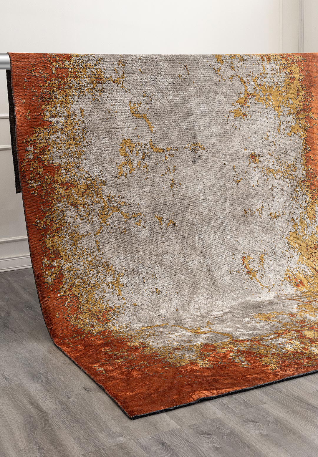 OSLO RUST - MUSTARD - CREAM RUG