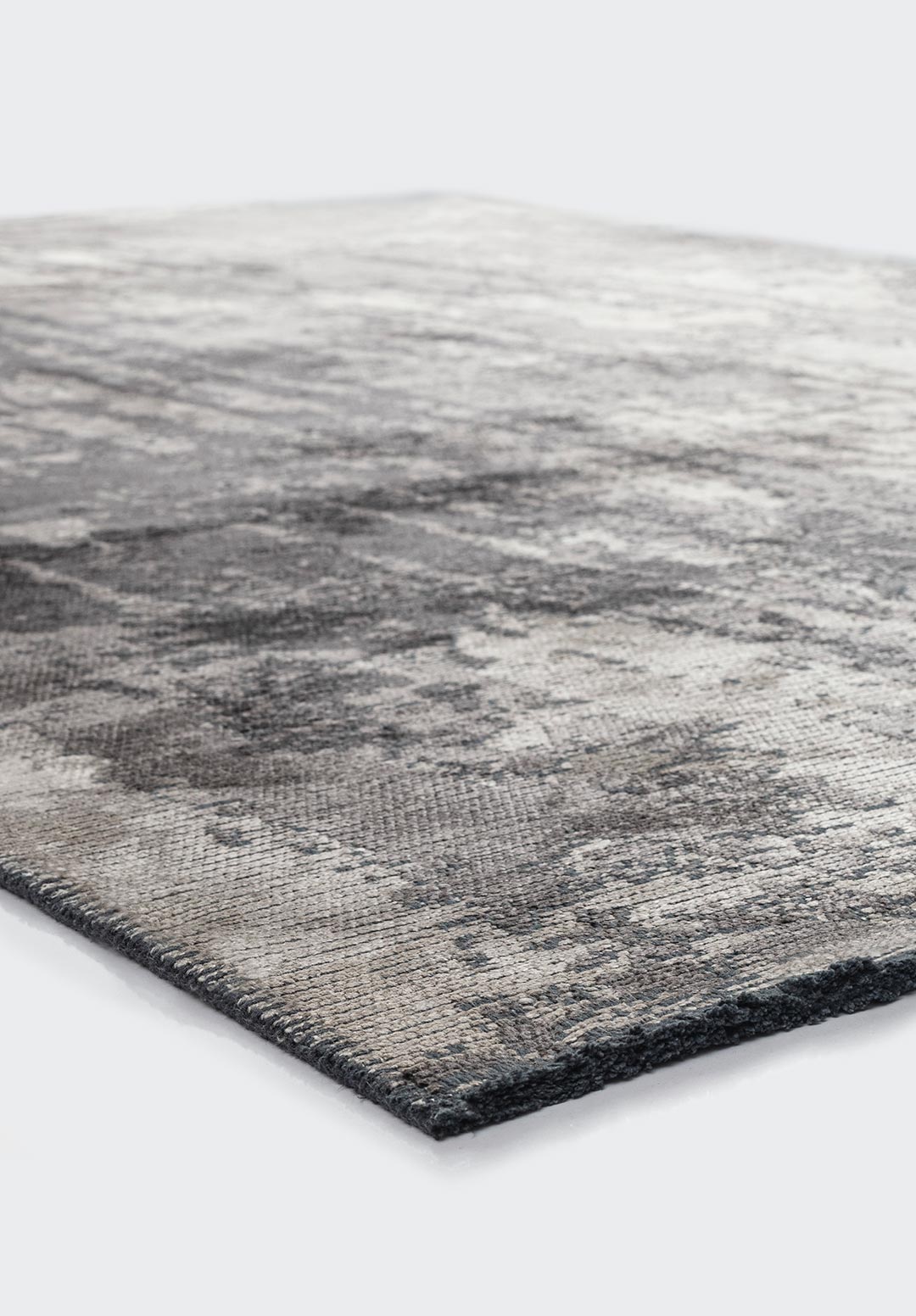 RHODES CHARCOAL - DARK GREY - CREAM RUG