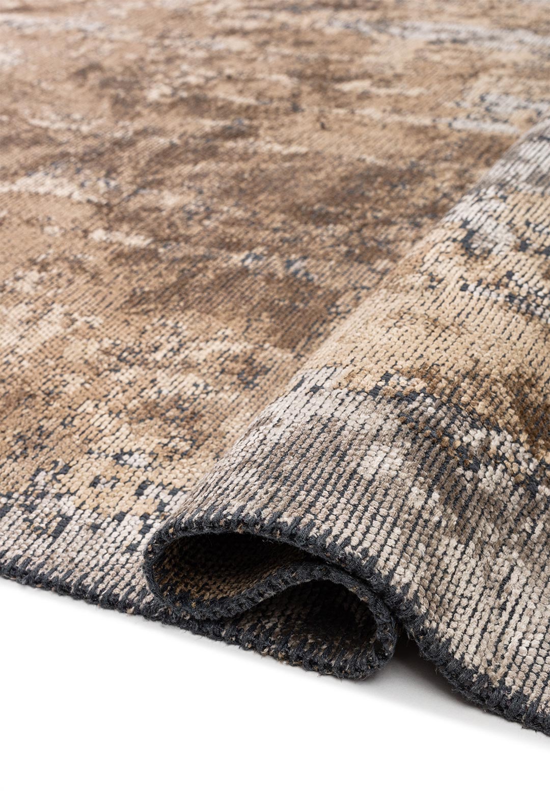 RHODES MINK - DARK BEIGE - CREAM RUG