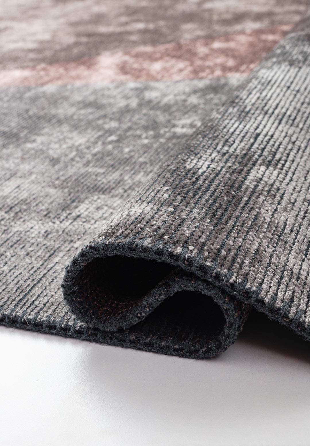 LONDON DARK GREY - NOUGAT - COPPER - LIGHT GREY RUG