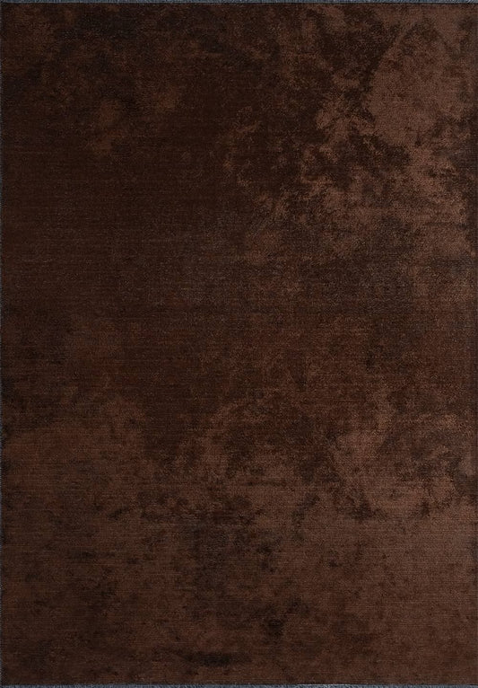 PLAIN DARK BROWN (A) RUG