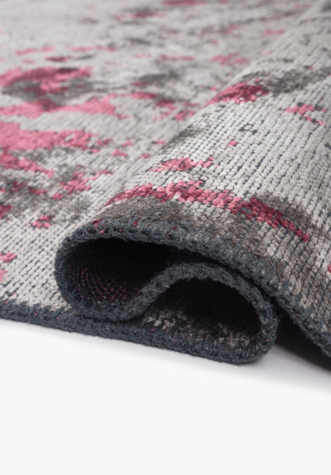 VERONA ROSE - DARK GREY RUG