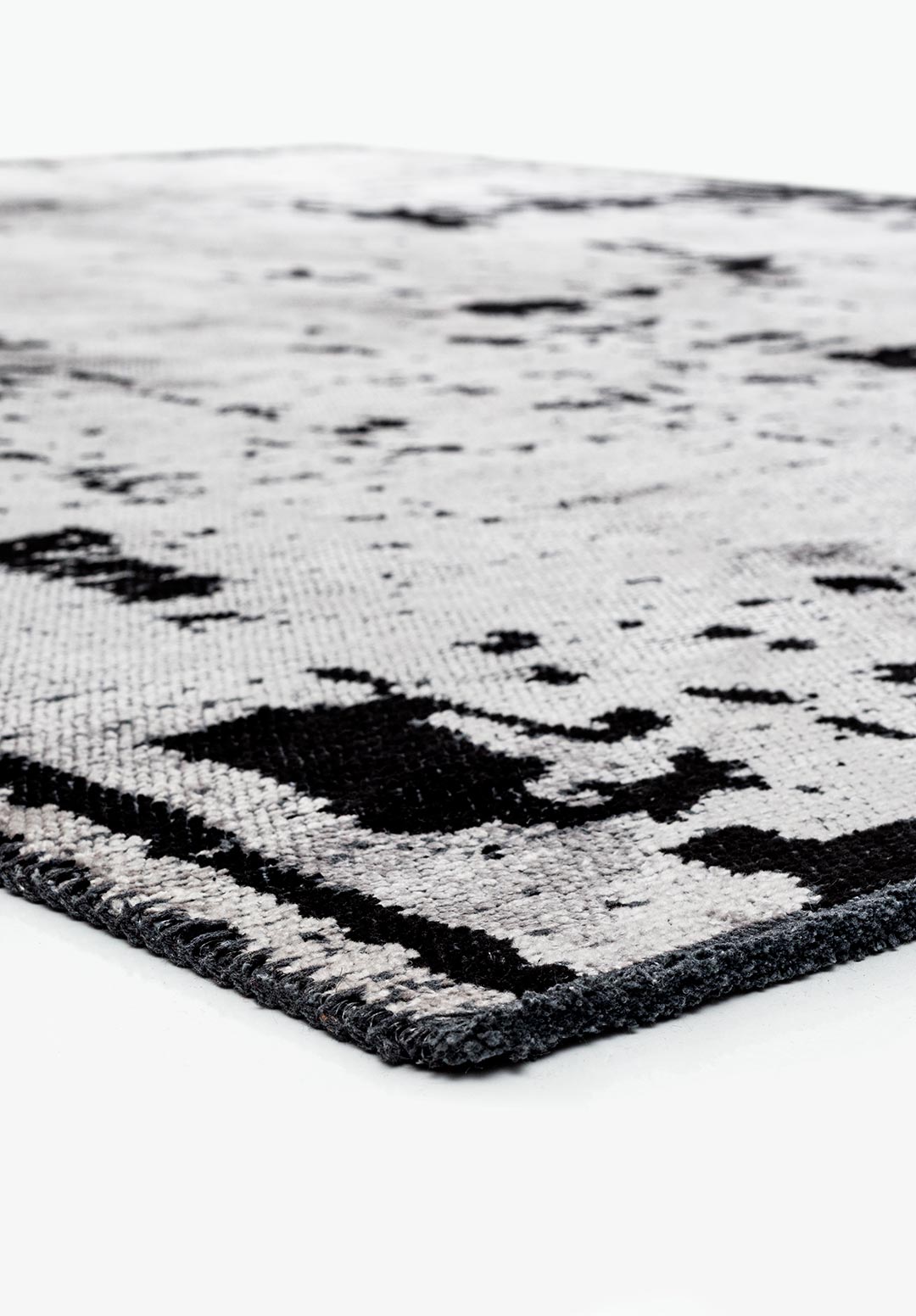 VERONA BLACK - LIGHT GREY RUG