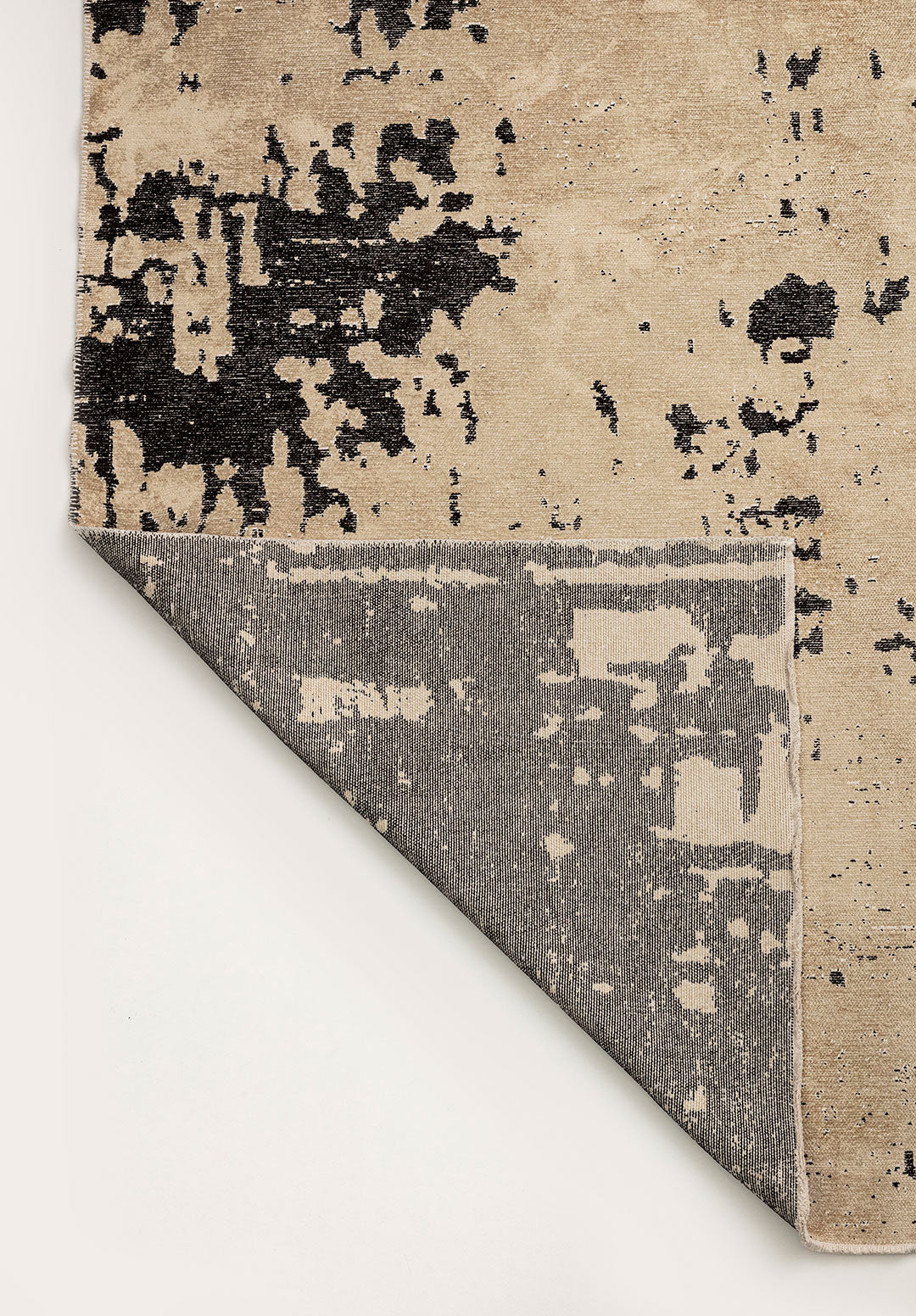 VERONA BLACK - BEIGE RUG