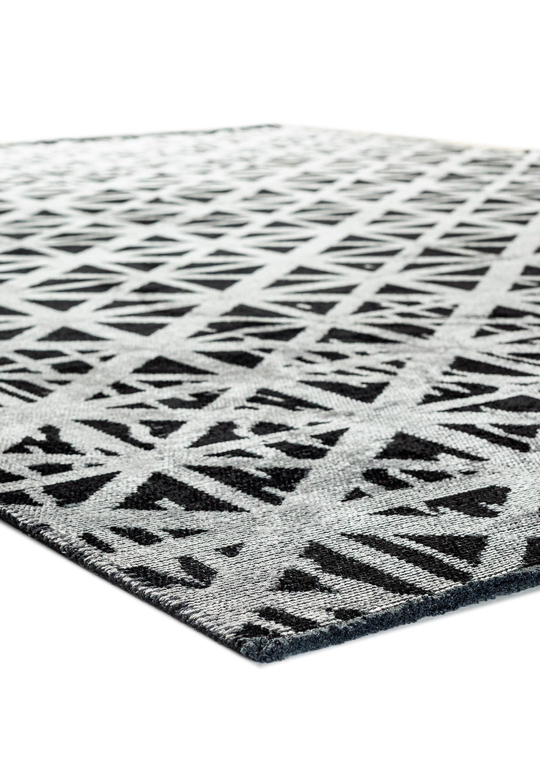 TORINO BLACK - LIGHT GREY RUG