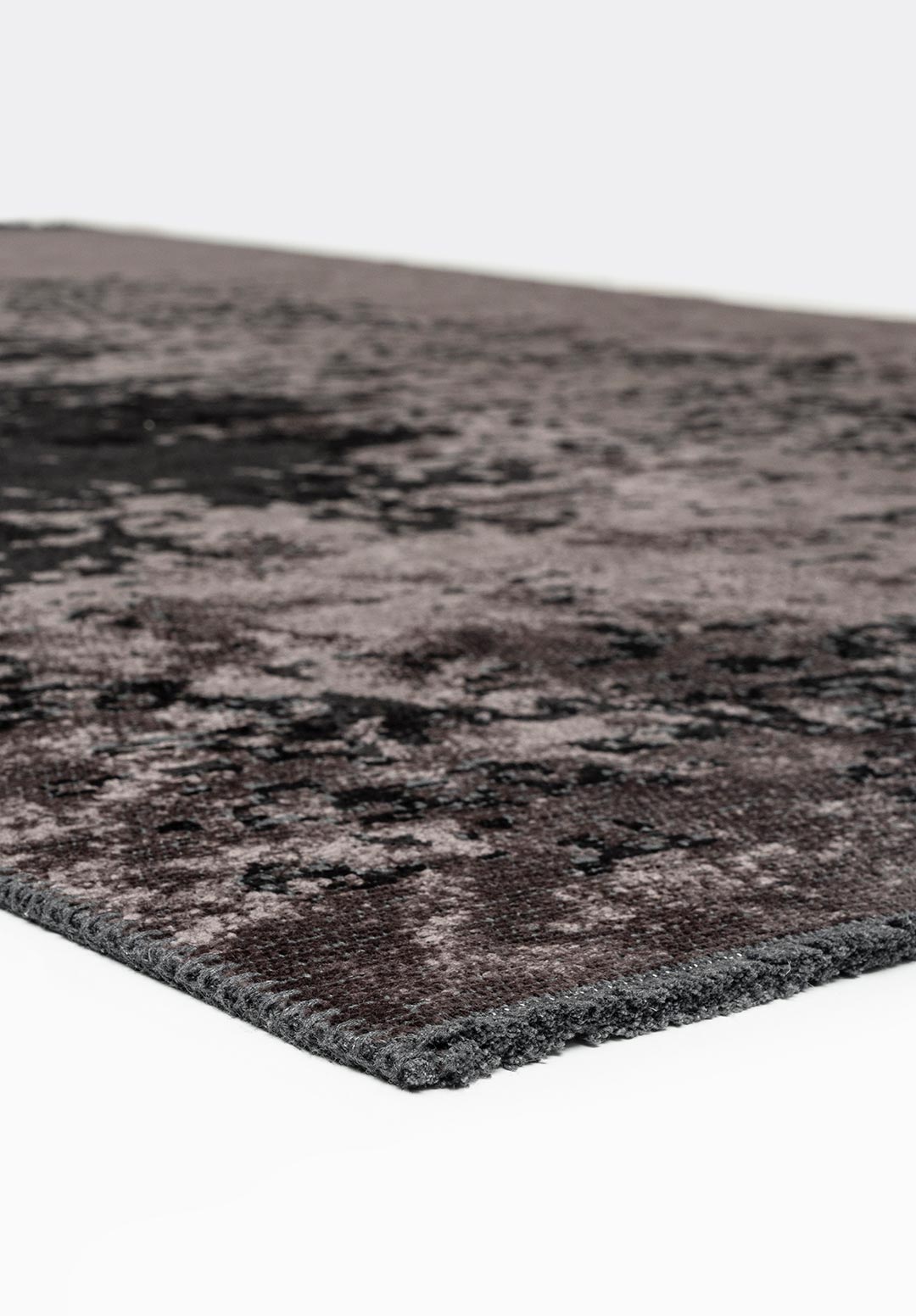 MILAN DARK GREY - BLACK RUG