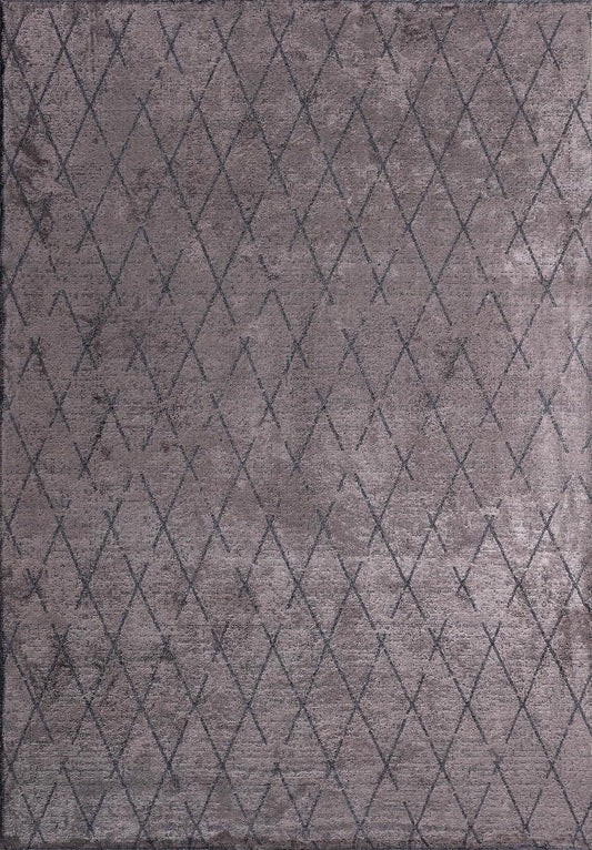 DIAMOND DARK GREY RUG