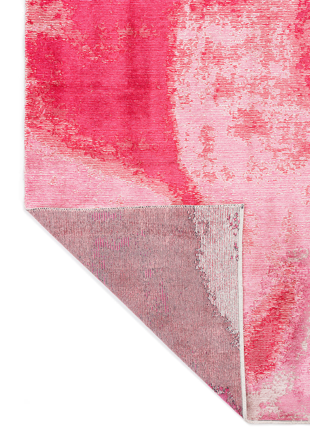 MIST FUSCHIA - PINK - DAMSON - ECRU RUG