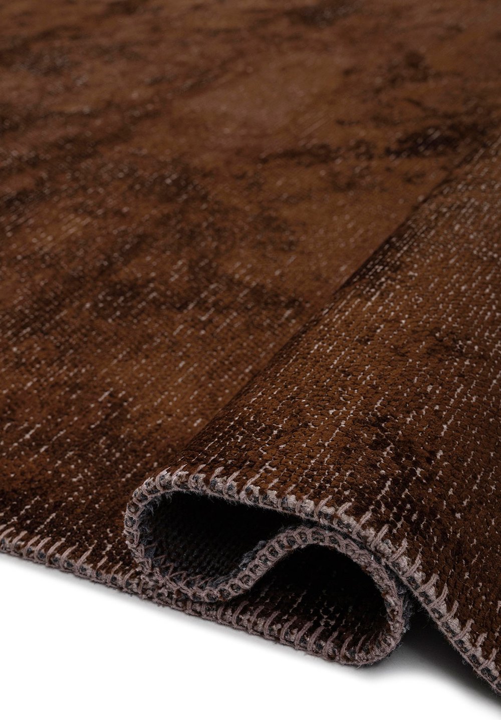 PLAIN DARK BROWN (M) RUG