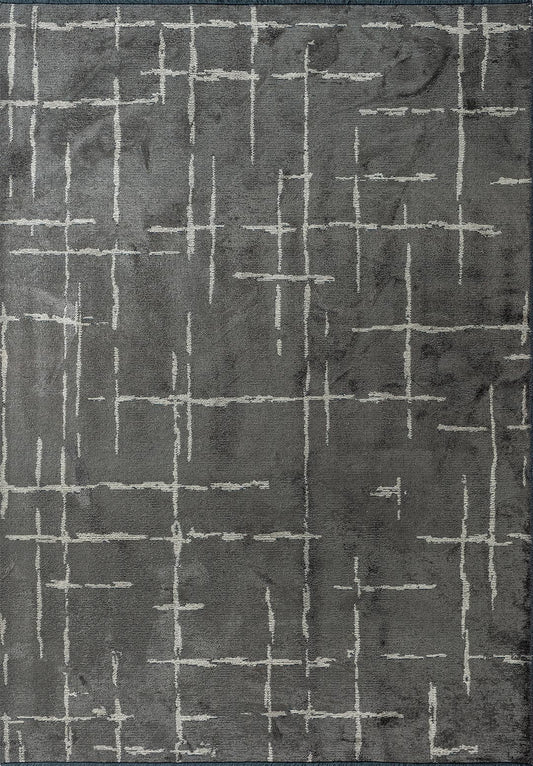 MARK LIGHT CREAM - ANTHRACITE RUG