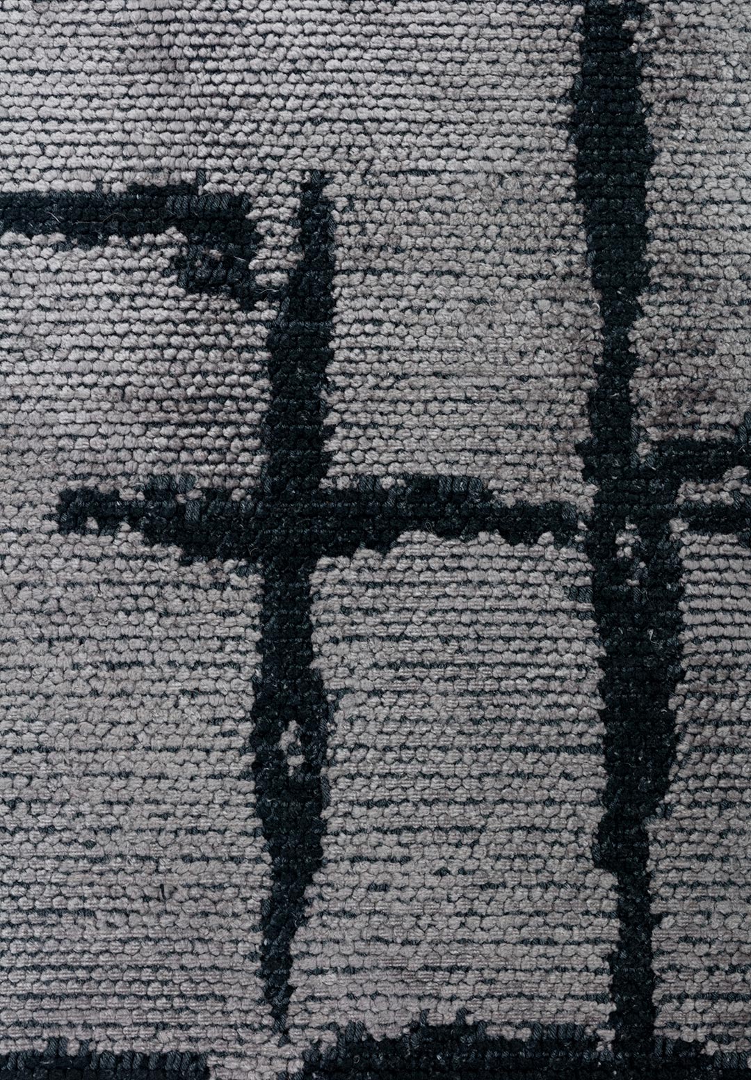 MARK BLACK - LIGHT GREY RUG