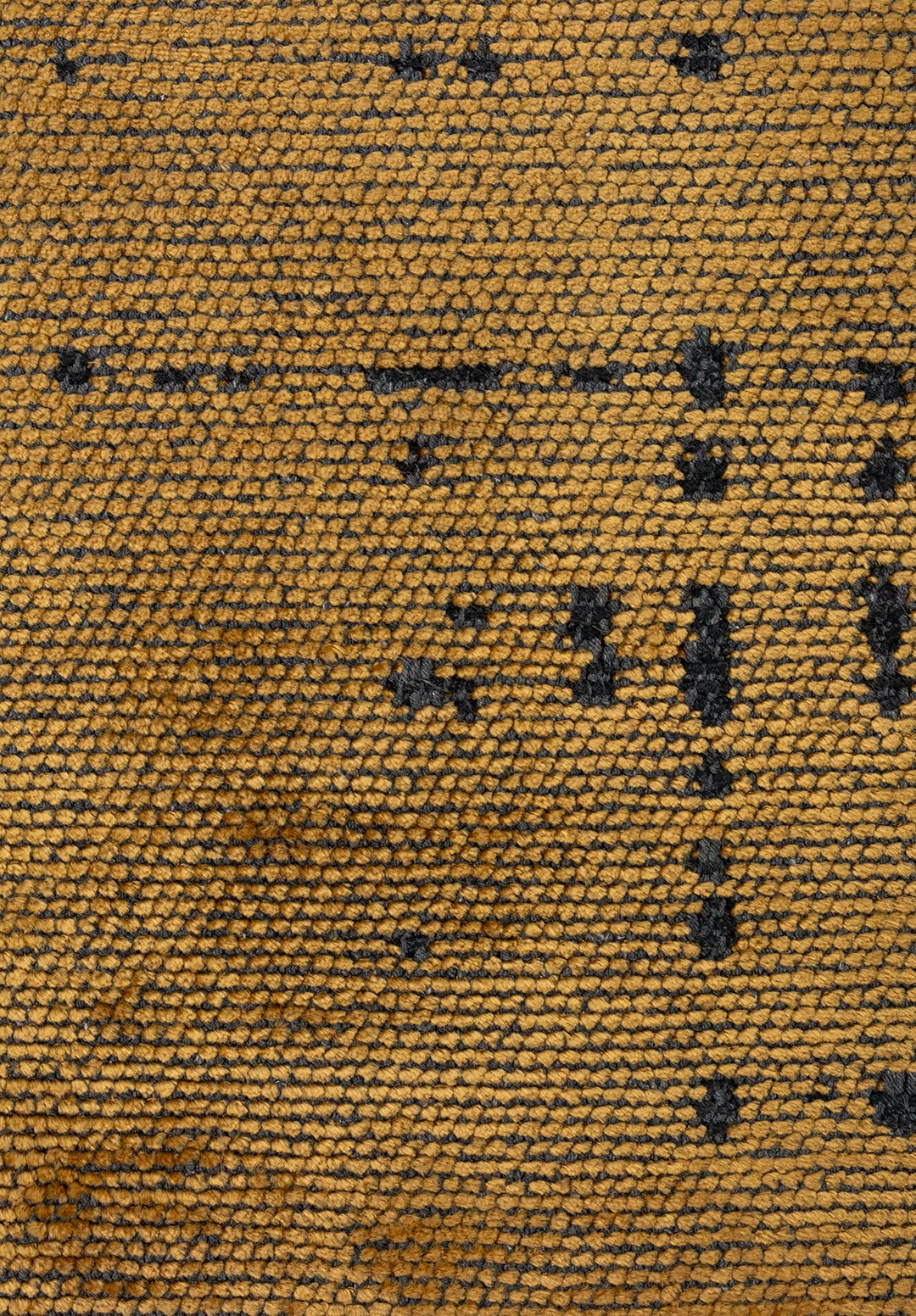 SPACE MUSTARD - MATTE BLACK RUG