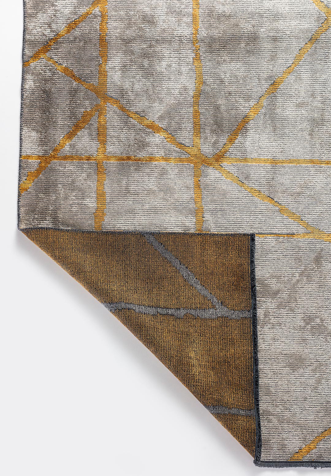 GRID BEIGE - MUSTARD RUG