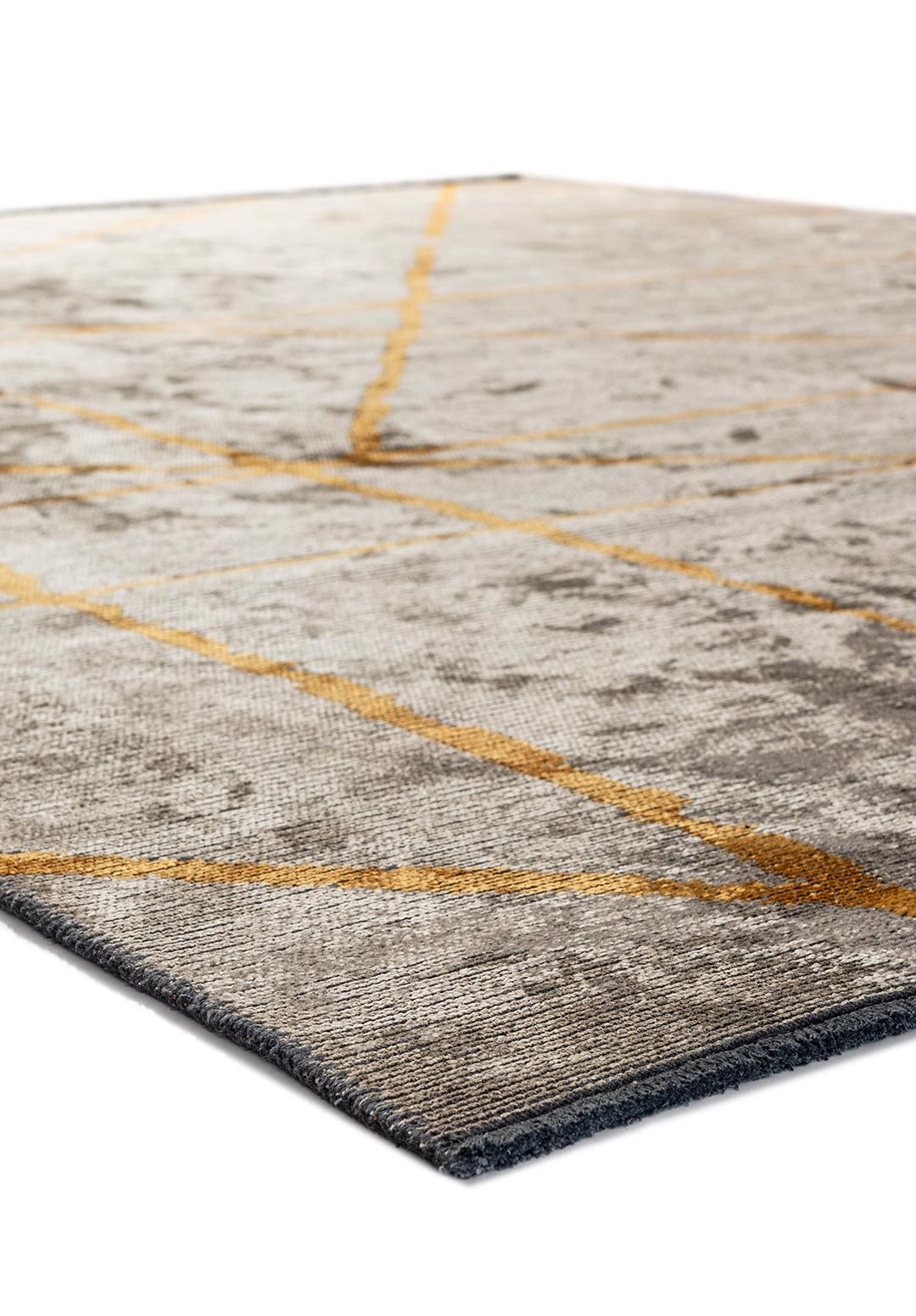 GRID BEIGE - MUSTARD RUG