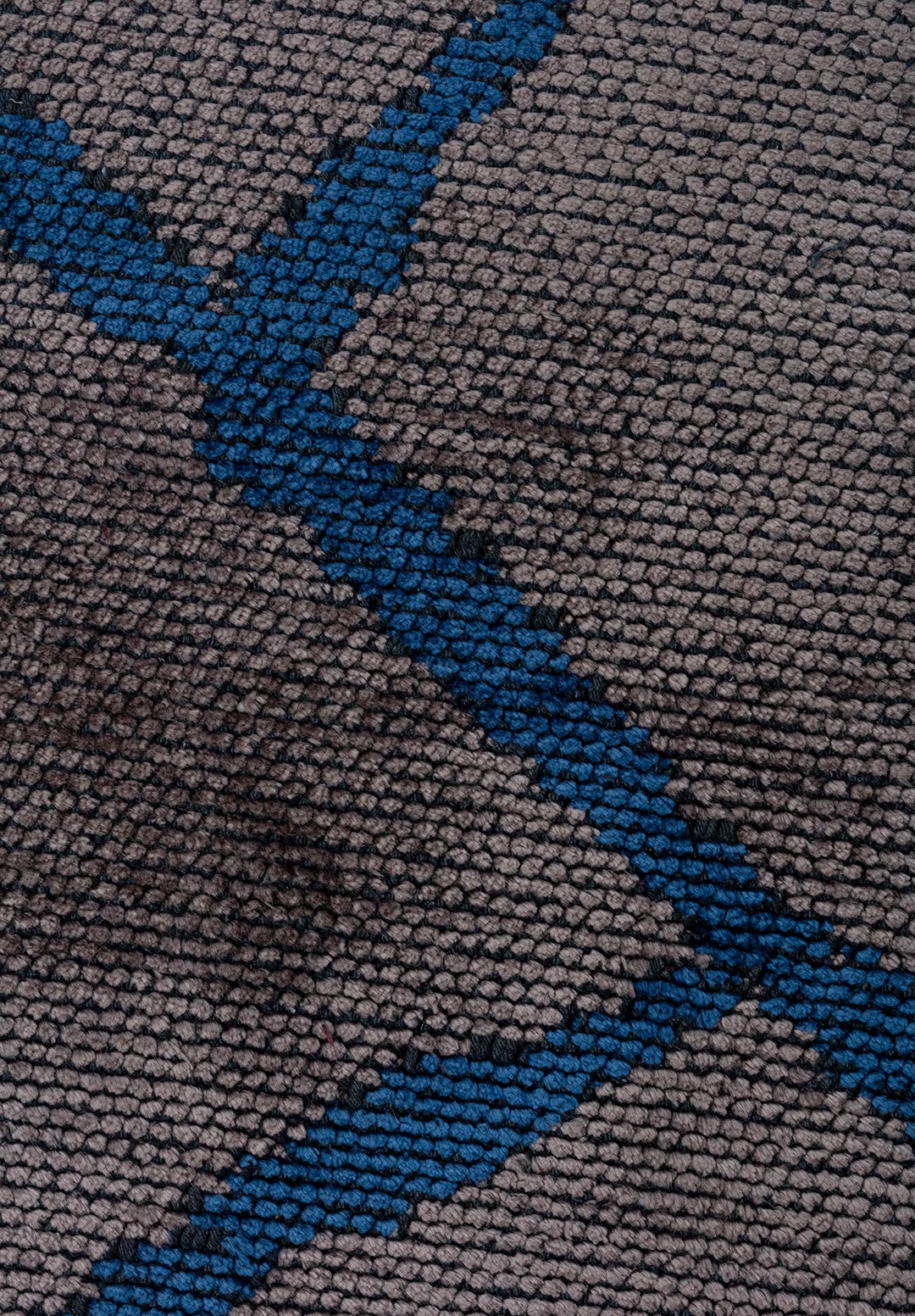 GRID DARK GREY - NAVY BLUE RUG