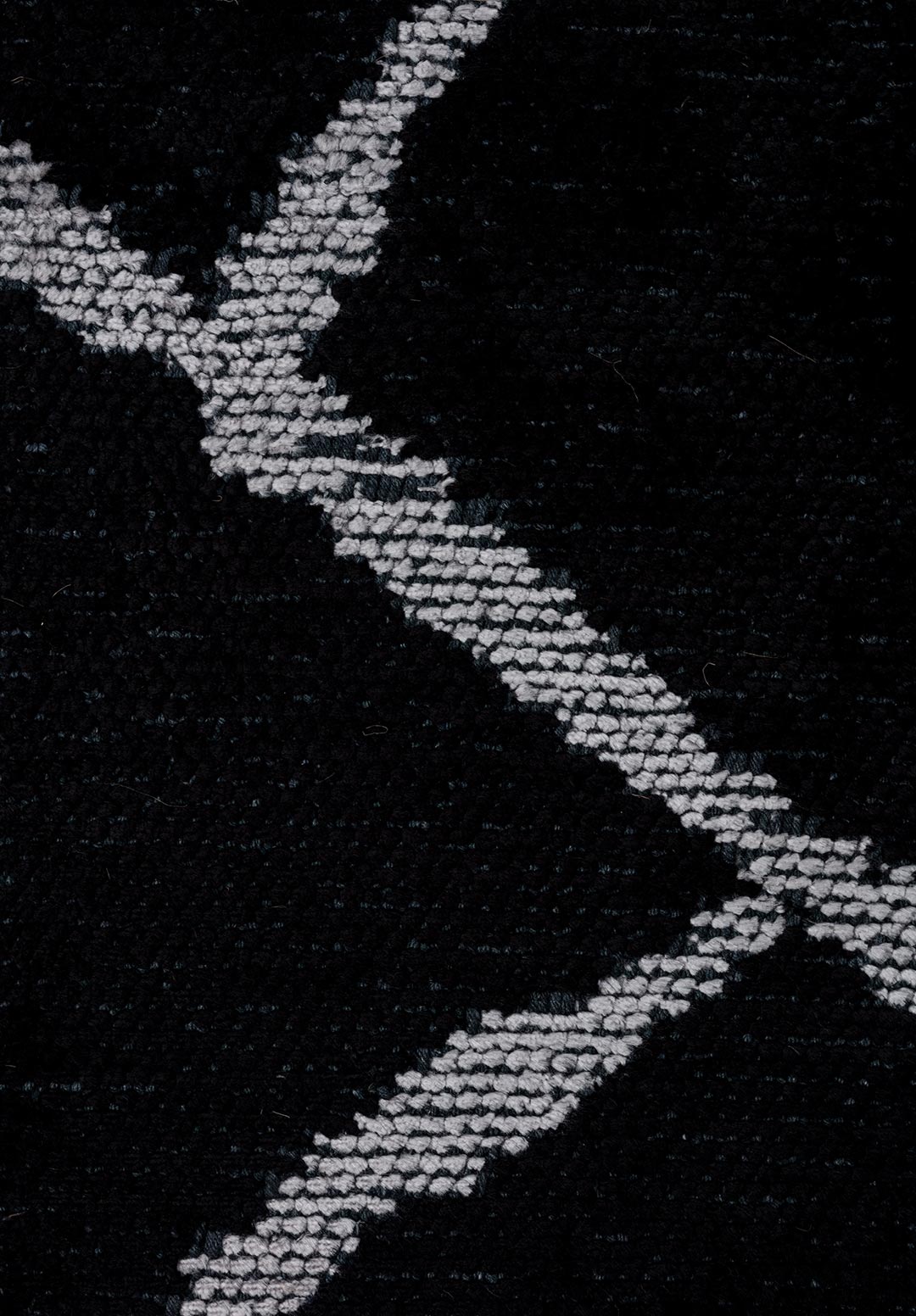 GRID BLACK - LIGHT GREY RUG