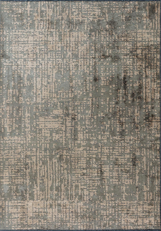 PIXEL ANTHRACITE - DARK BEIGE RUG