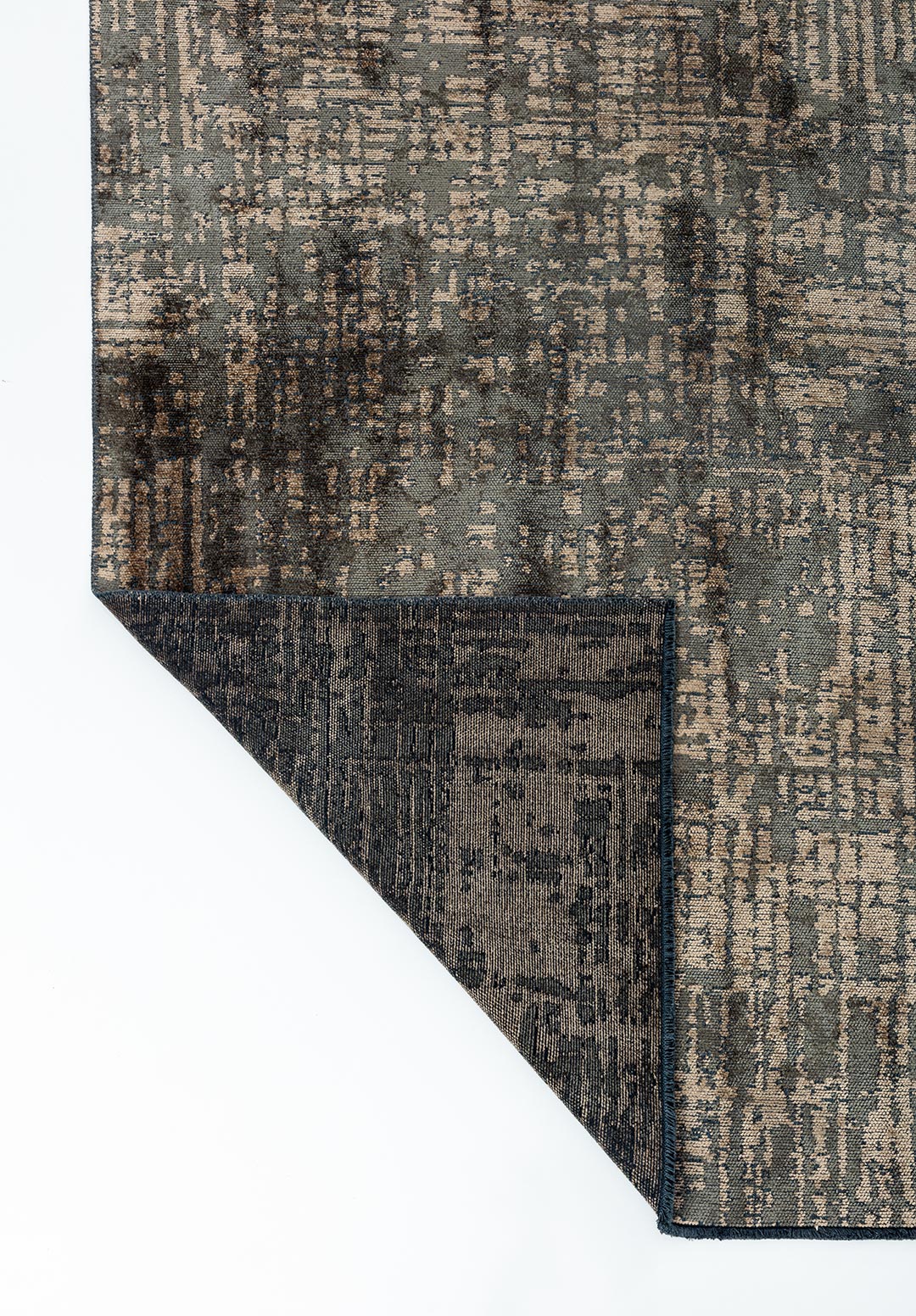 PIXEL ANTHRACITE - DARK BEIGE RUG