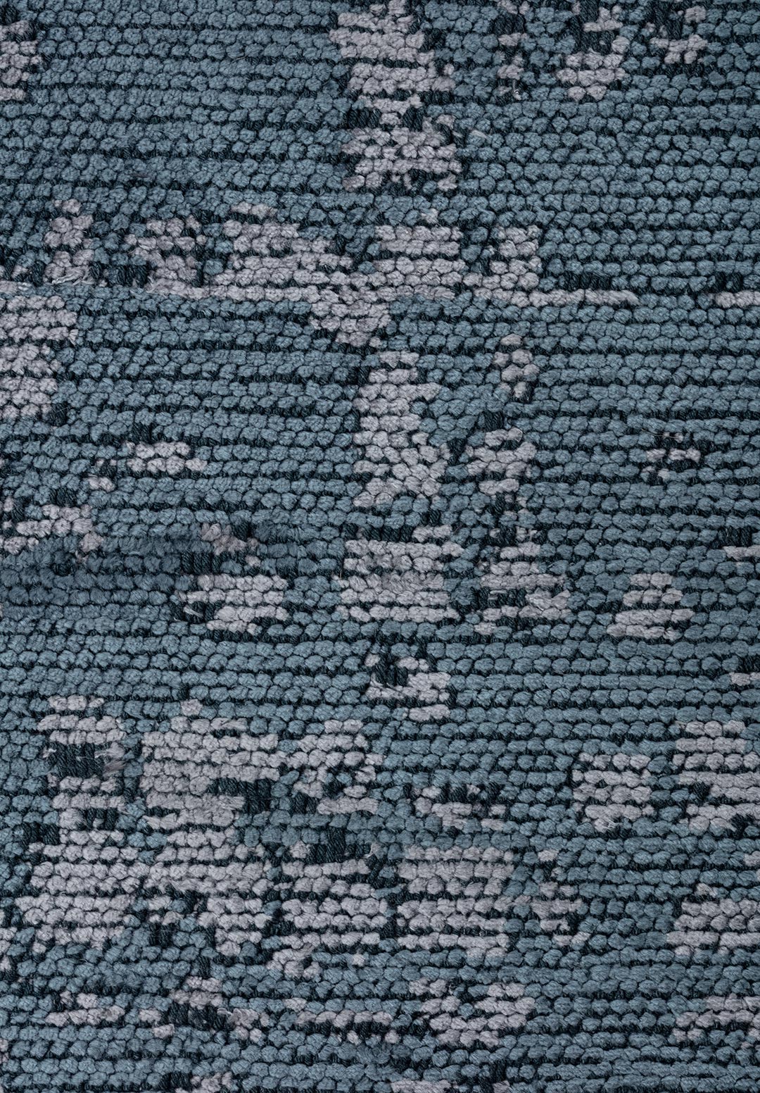 PIXEL BLUE - LIGHT GREY RUG