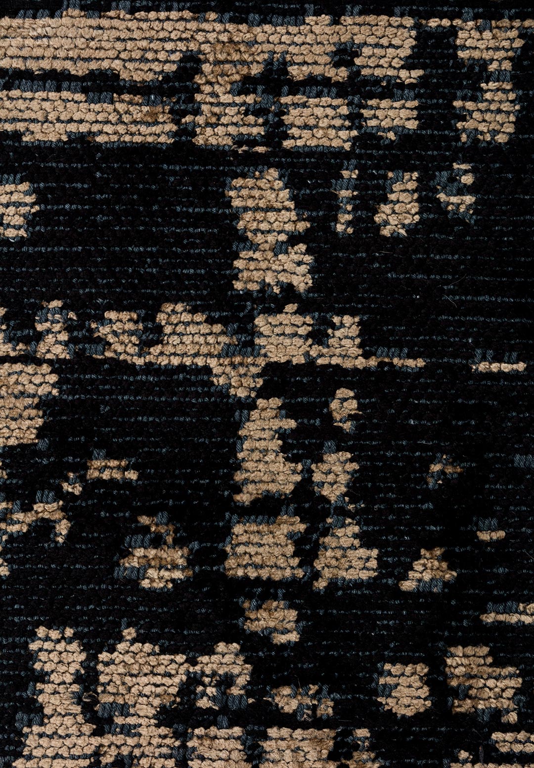 PIXEL BLACK - DARK BEIGE RUG