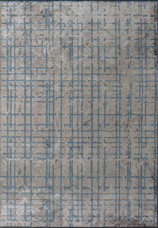 AXIS BLUE - BEIGE RUG