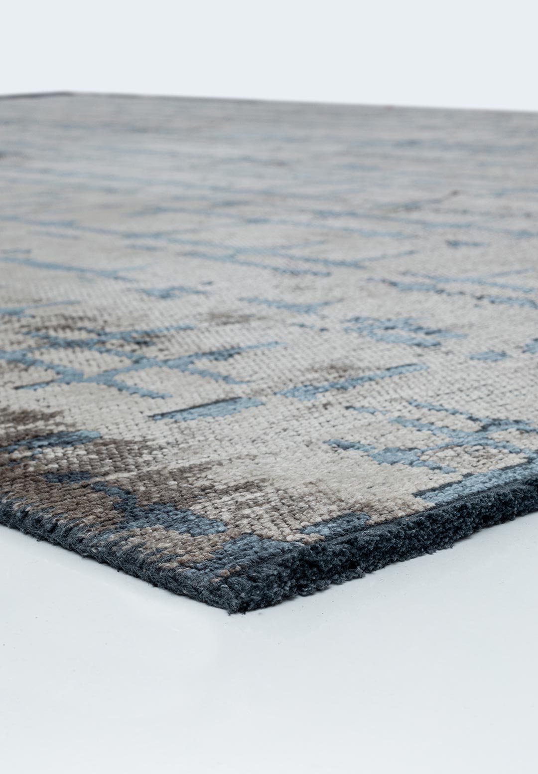 AXIS BLUE - BEIGE RUG