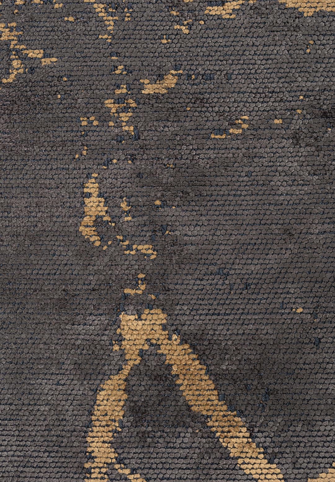 FRACTURE GOLD - ANTHRACITE RUG