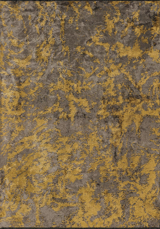 MARBLE GOLD - DARK GREY RUG