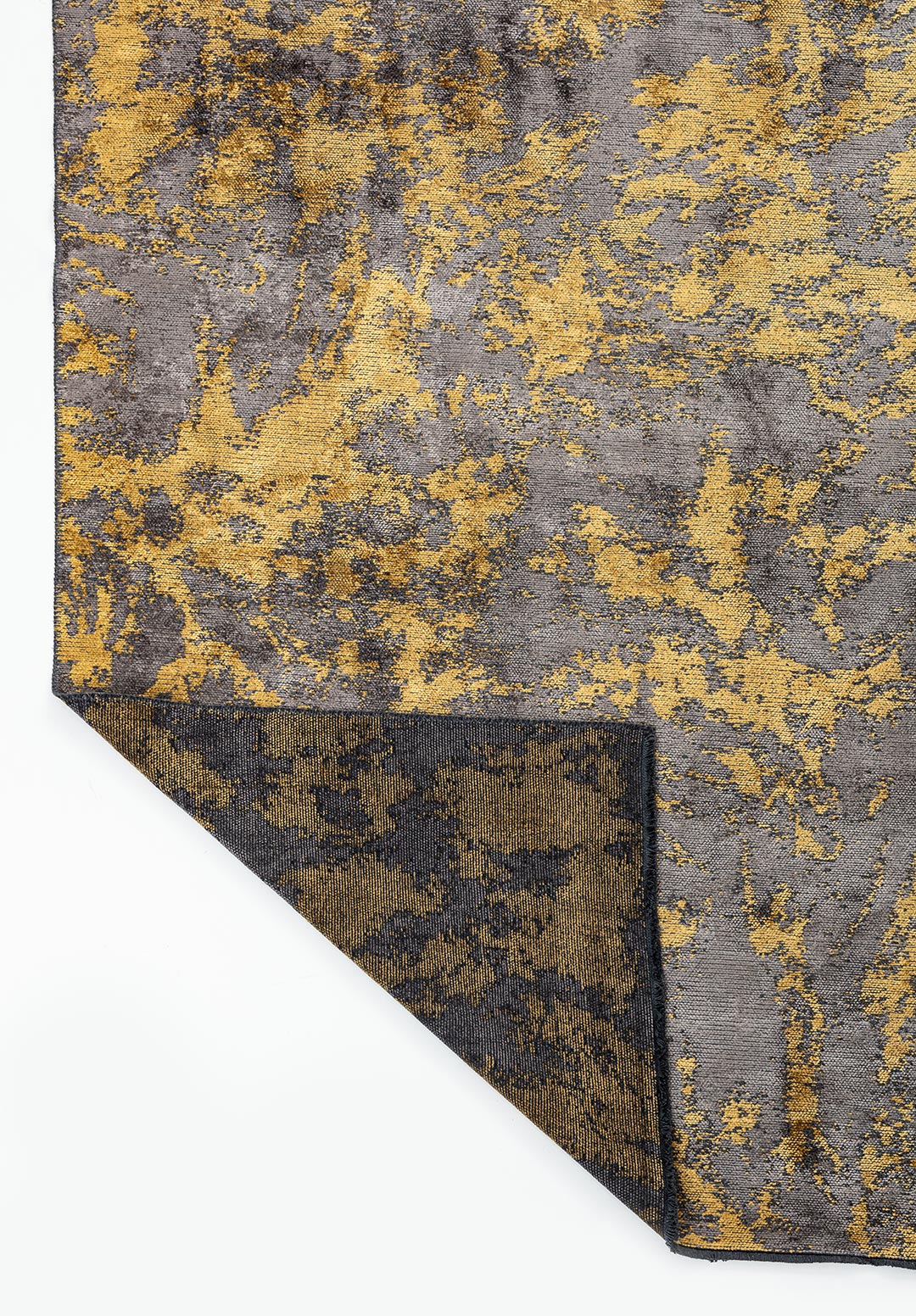 MARBLE GOLD - DARK GREY RUG