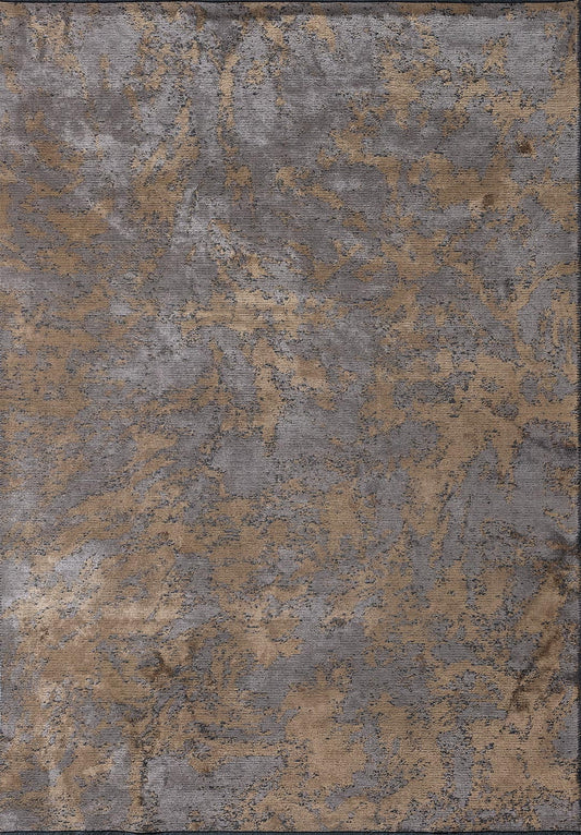 MARBLE LIGHT BROWN - DARK GREY RUG