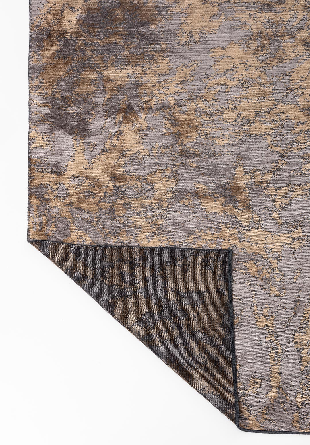 MARBLE LIGHT BROWN - DARK GREY RUG