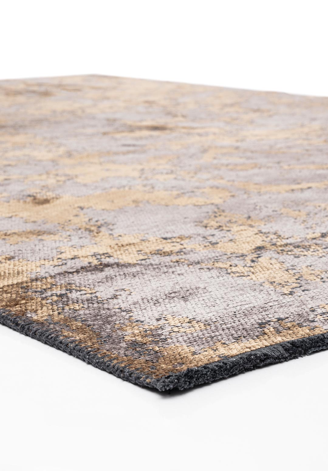 MARBLE LIGHT BROWN - DARK GREY RUG