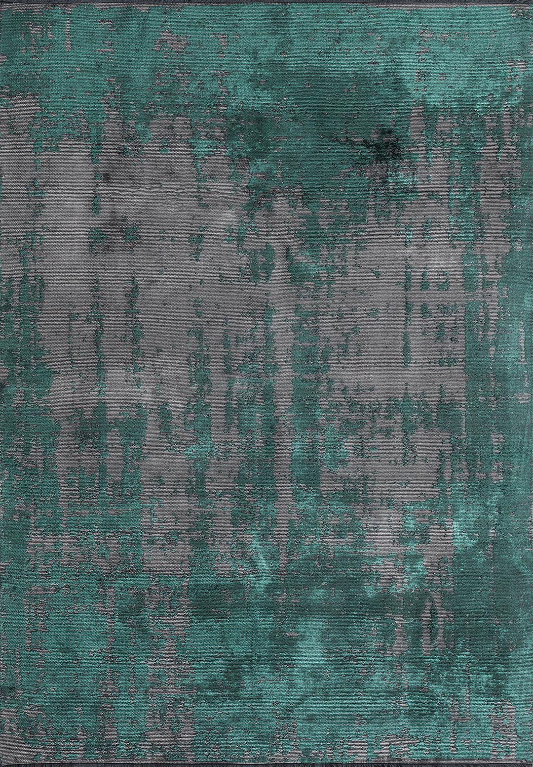 HORIZON DARK GREEN - GREY RUG