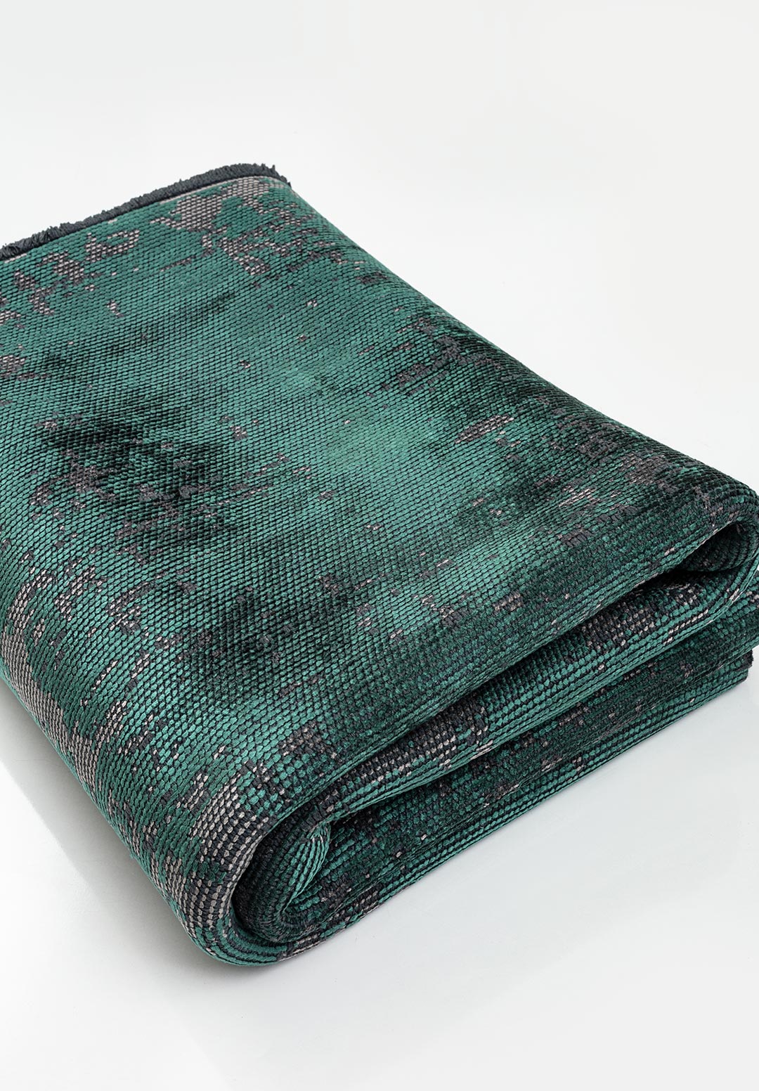 HORIZON DARK GREEN - GREY RUG