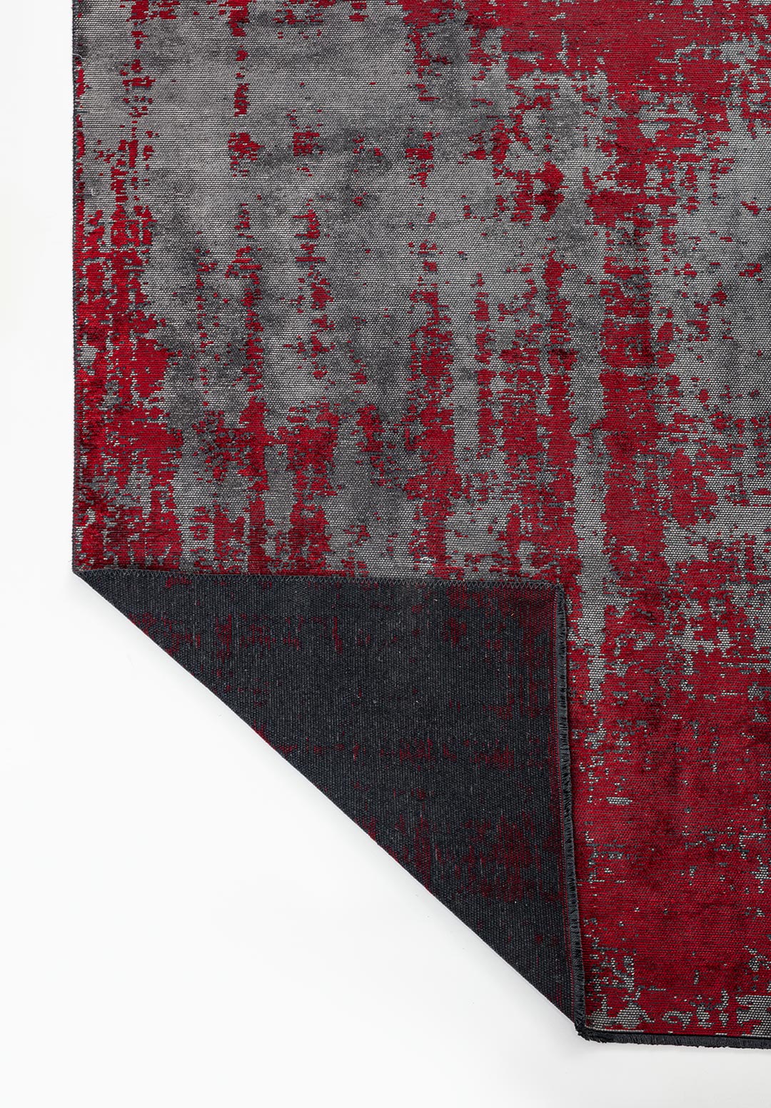 HORIZON RED - GREY RUG